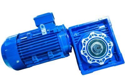Nmrv Series Worm Gearbox Geared Motor with Output Shaft