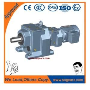 Helical Gear Reducer Small Electric Motors with Gearbox Gear Motor with Brake