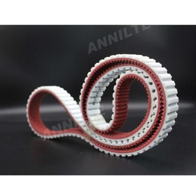 Annilte Endless PU Timing Belt T10 with Red Lawn Pattern Coating