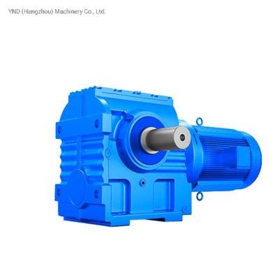 Gear Reducer S Series Helical Wort Angle Gearbox Geared Motor