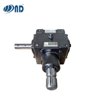 High Quality ND L Series Right Angle Gearbox Ratio Small 90 Degree Planetary Reducer for Agriculture