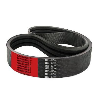 Black Rubber Joined V-Belt Agricultural Multi Wedge Belt Toothed V-Belt
