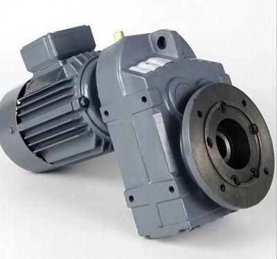 F47 F Series Flange Mounted Helical Gearing Arrangement Parallel Shaft Geared Motors