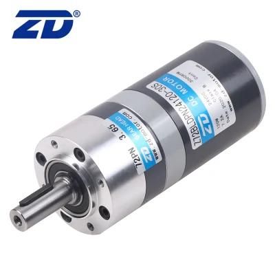 ZD 72mm 0.382N.m Rated Torque Brush/Brushless Precision Planetary Transmission Gear Motor