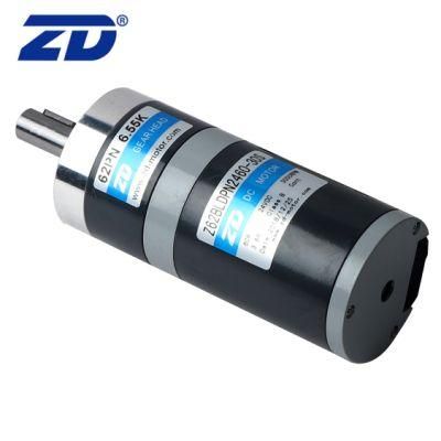 ZD IP20 Grade Protection 62mm Brush/Brushless Precision Planetary Transmission Gear Motor