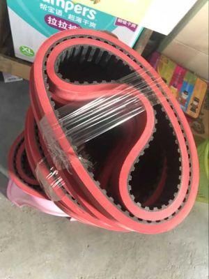 Red Rubber Coating Rubber Timing Belts 800-5m