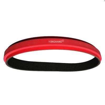 Red Rubber Belt with Pj/Pl/Pk/Pm Slotted for Screwing Machine