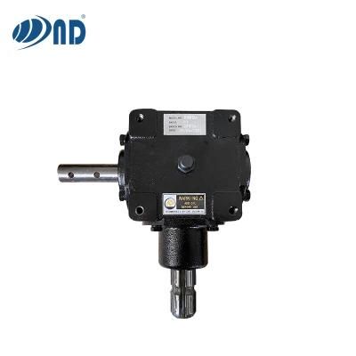 Agricultural Straight Bevel Gearbox for Bundle Forage Stubble Plough Harvester Power Harrow Agriculture Gear Box Pto