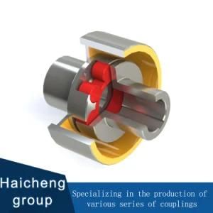Flange Connection Type Jaw Coupling for Heavy Machinery