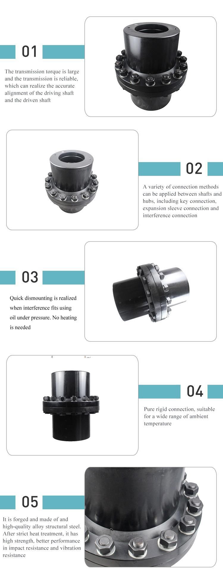 Easy Assembly and Dismantle Flange Coupling for Power Transmission