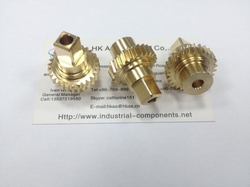 OEM Custom Small Brass Pinion Gear, Small Spur Gear