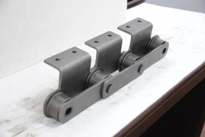 P100f1 Large Pitch ISO and ANSI Standard Engineering and Construction Machinery Driving Conveyor Chains with Attachments