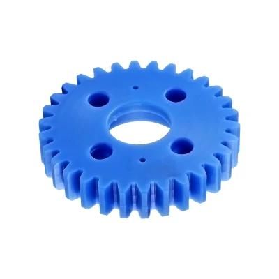 CNC Machining Pinion Gears POM Nylon Peek Material Spur Gear with Conditioning
