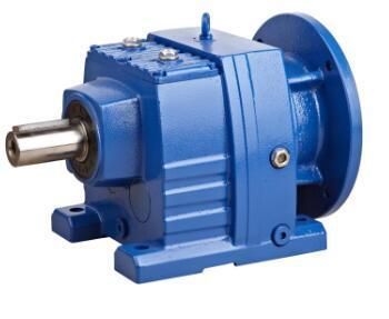 Foot-Mounted Gray Cast Iron R Series Inline Helical Gearbox (R37~R167)