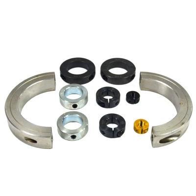 Custom Carbon Stainless Steel Big Size Clamp Bearing Mounting Double Split Shaft Collar