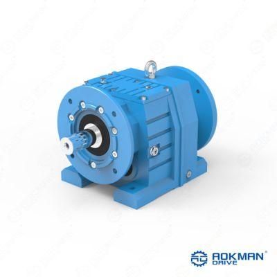 Flange Mounted Helical Gearbox Gear Electric Motor Output Torque 18000n. M Speed Reducer