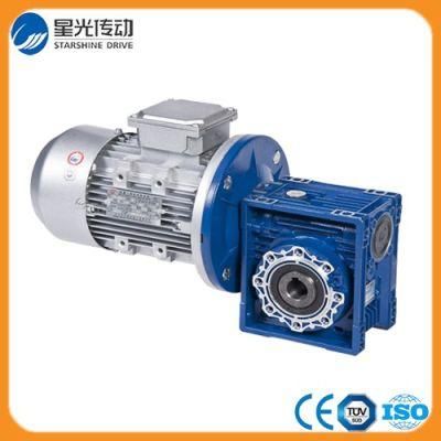 Nmrv040 Series Worm Gearbox with 0.75kw Motor