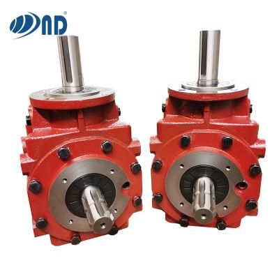 Right Angle Gear Box Pto Farm Rotary Slasher Feeder Mixer Lawn Mower Tractor Agricultural Conveyors Machinery Parts Bevel Gearbox
