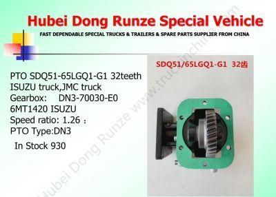 Truck Part Pto Sdq51/65 (Gearbox Power Take off For QINGLING Transmission DN3-70030-E0, 6MT1420 PTO Assembly)