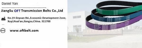 Tfl Coating Colored Za, Zb, Ru, Yu, My, Mr, Zbs, S8m, Sp, Htdn High Quality Auto Timing Belts and Industrial Timing Belt