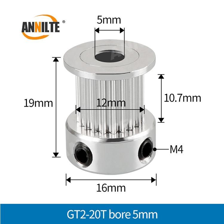 Annilte OEM Timing Belt Pulley as Per Drawing