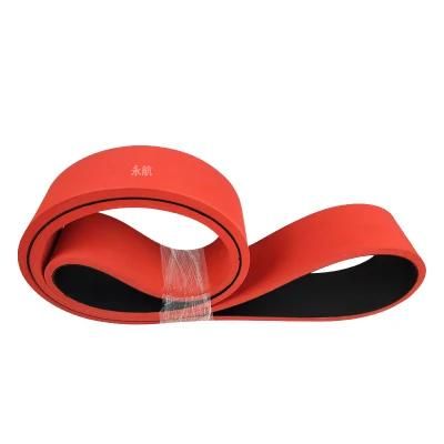 Hight Wear-Resisting Seamless Transmission Industrial Coated Rubber Flat Belt for Folder Gluer Machine