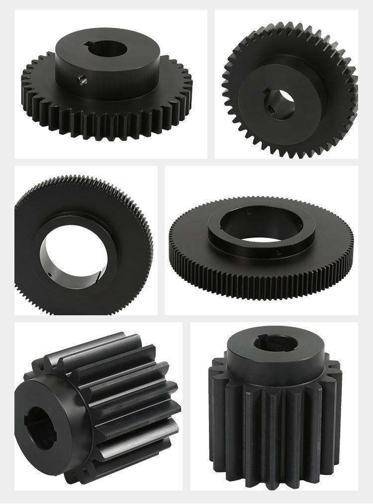 High Precision Low Friction Nylon Plastic Gear Custom Made High Hardness Spur Nylon Gear