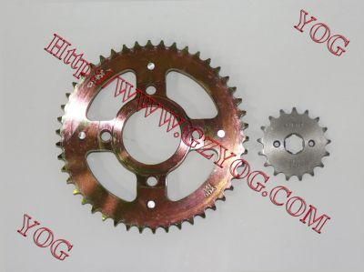 Motorcycle Parts Sprocket Set Cg125