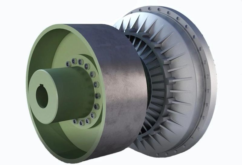 Densen Customized Fluid Coupling for Conveyor, Hydraulic Gear Fluid Coupling, Limited Torque Fluid Coupling