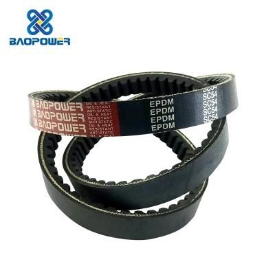 Baopower Agricultural Variable Speed Cogged Tooth Notched Heavy Duty Bando Cog-Belts EPDM Cog Rice Havester Aramid Dongil V-Belt