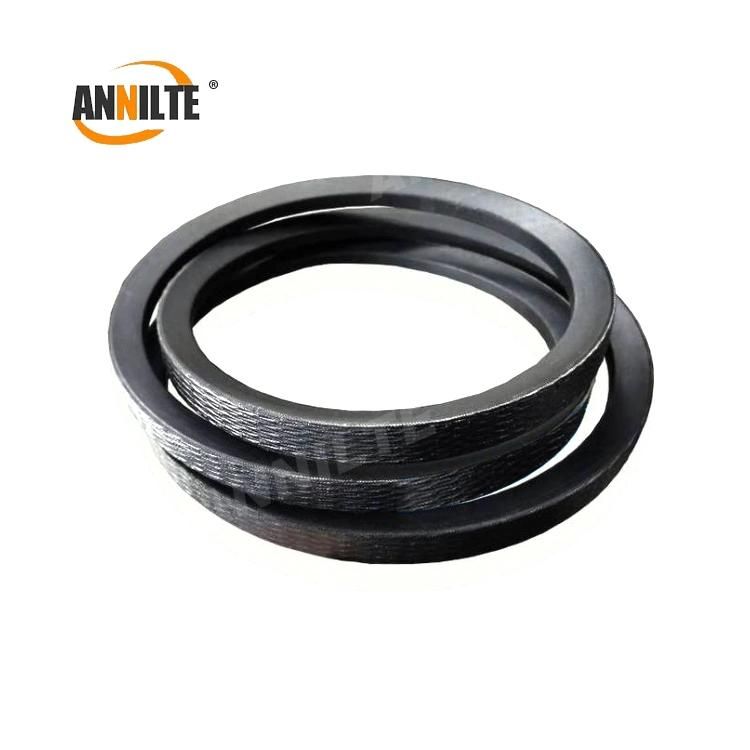 Annilte Wear Resistant Rubber Wrapped Narrow V Belt Transmission Belt Rubber V Belt