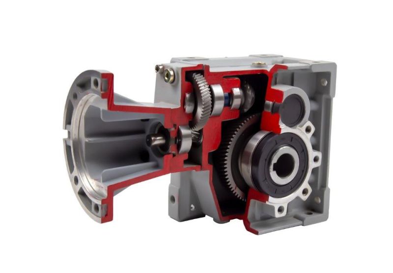 High efficiency KM series hypoid helical gear reducer Speed Reducer with aluminum alloy housing