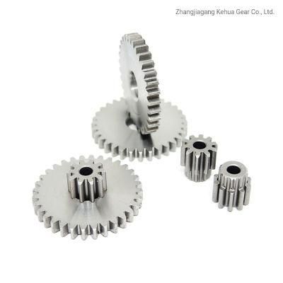 Customized Metal Cylindrical Gears for Mechanical Parts of Various Sizes