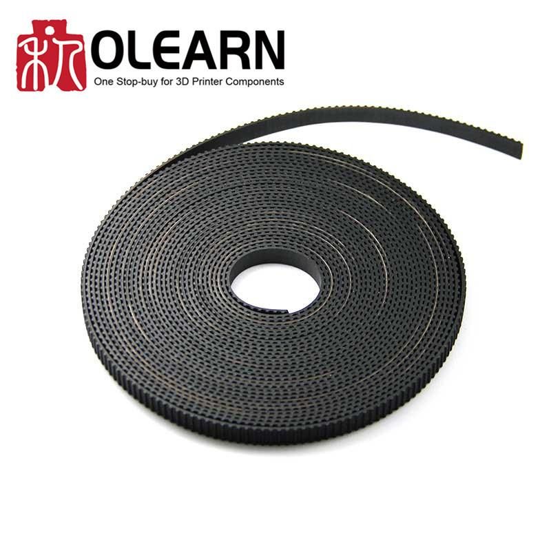 Olearn Gt2-6mm Open Timing Belt Width 6mm Gt2 Rubber Belt