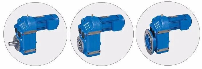 F87 Parallel Solid Shaft Helical Gearbox