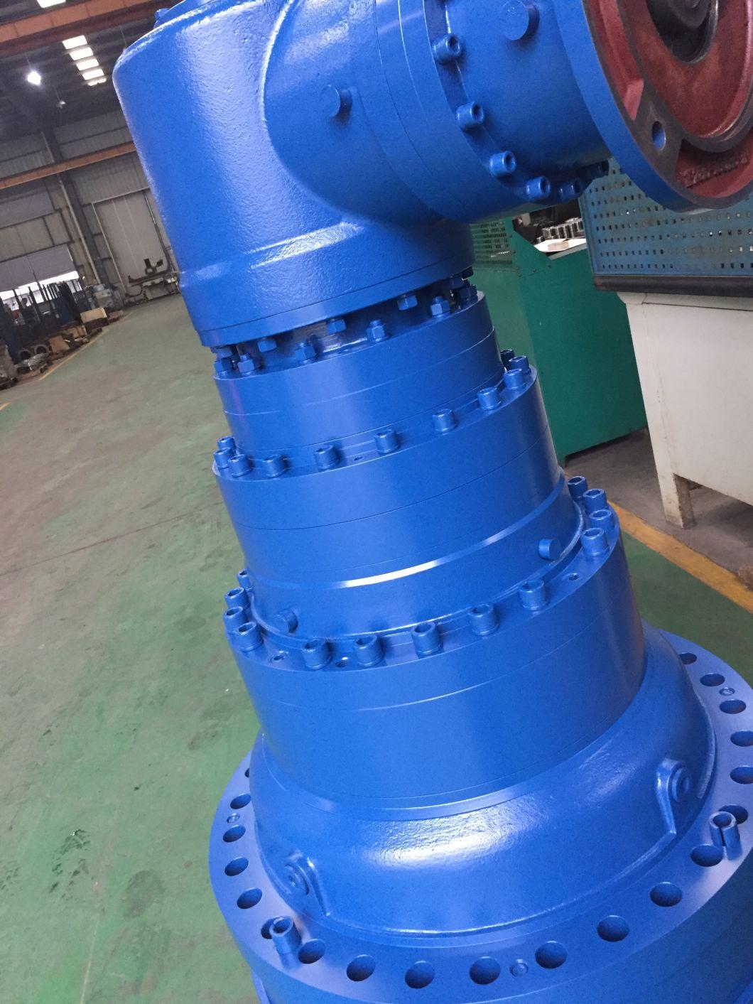 Hollow Shaft Foot Mounted Planetary Gearbox Application for Construction Machinery