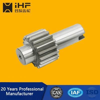 OEM Smaller Precision SUS304 Double Straight Gears Shaft for CNC Machining