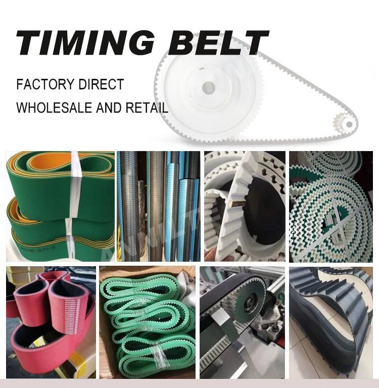 Annilte Manufacturer Green/Yellow 2.0mm Transmission Belt for Paper Tube Machine