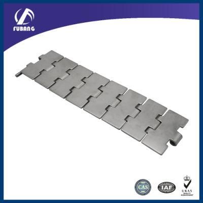 Heavy Duty Stainless Steel Straight Running Slat Top Chain