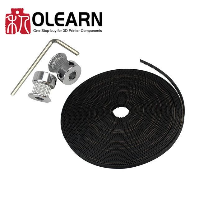 Olearn Gt2-6mm Open Timing Belt Width 6mm Gt2 Rubber Belt