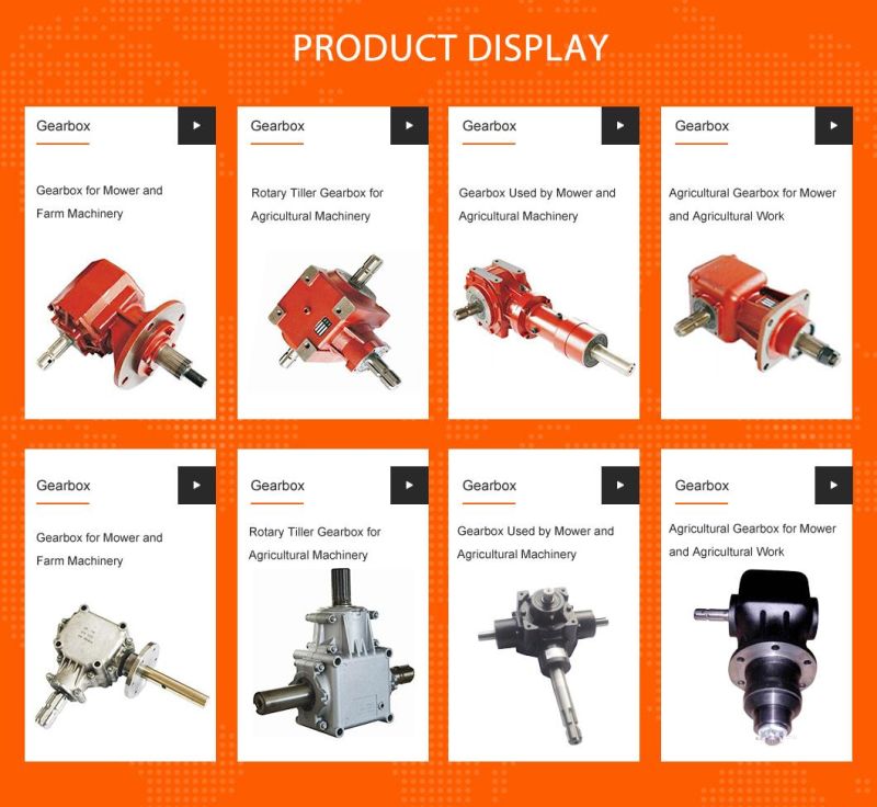 Rotary Mower Cutter Tiller Reducer Transmission Gearbox for Manure Spreader and Agricultural Farm Machinery