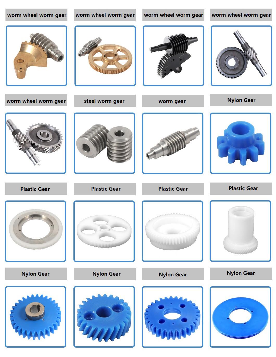 Custom Make Mini CNC Machining Double Worm Gear Spur Gear with Conditioning Treatment