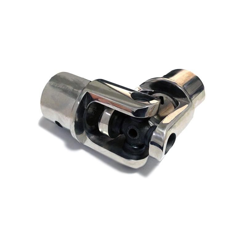 High Standard Stainless Steel Single and Double Universal Joint Shaft Coupling