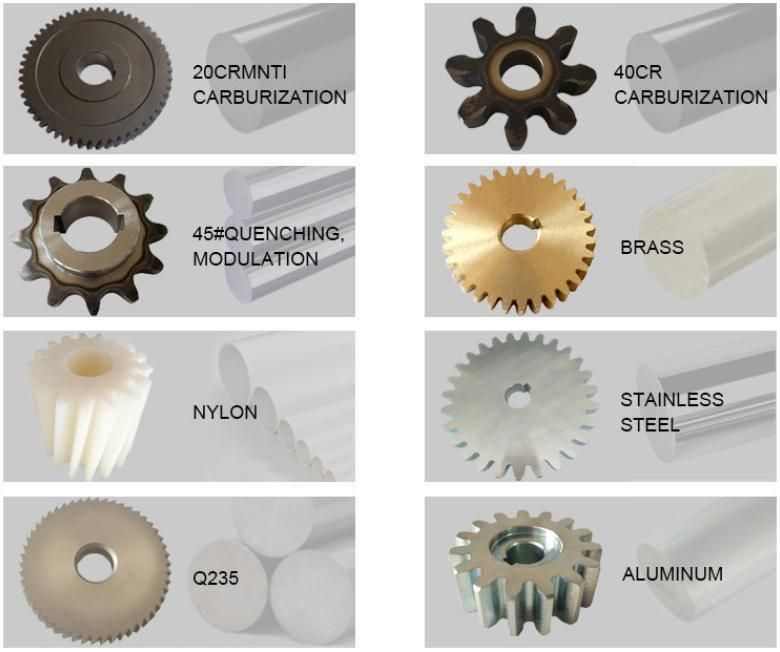 Customized Sintered Metal Powder Steel Pinion Gear Helical Gear/Worm Gear/Bevel Gear/Spur Gear