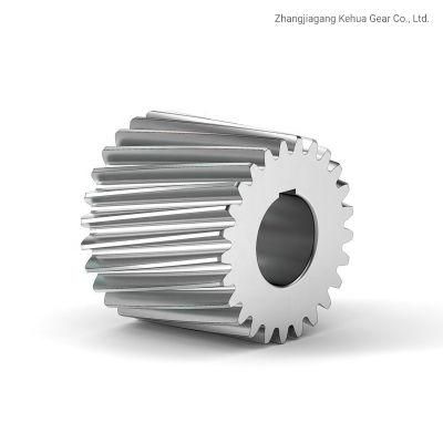 External Cut OEM Cylindrical Wheel Shaft Hard Gears Rack Helical Gear Factory