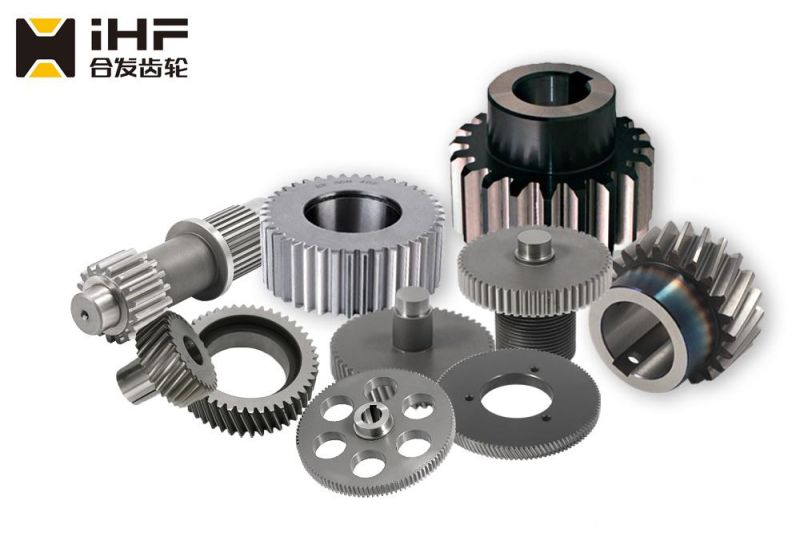 Carburization and Nitridation Blackening Treatment Stainless Steel Precision Grinding Helical Gear for Laser Machinery