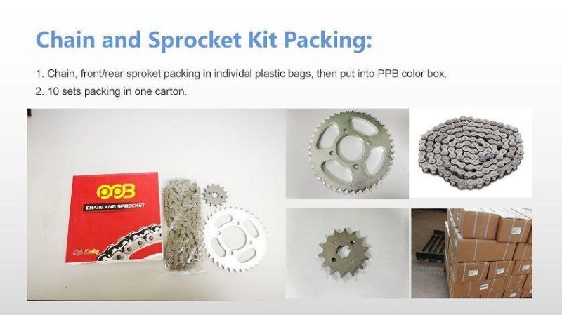 Sample Available Motorcycle Chain Sprocket Complete Kit