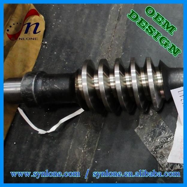 OEM Customised CNC Machining Alloy Steel Worm for Machinery