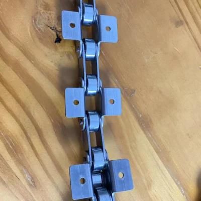 ANSI Standard Double Pitch Conveyor Transmission Parts Roller Chain C2052 with Attachment K1