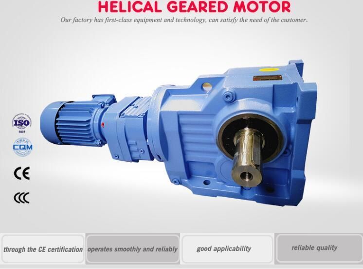 K Series Helical Bevel AC 220V Motor Transmission Gear Box Reducer
